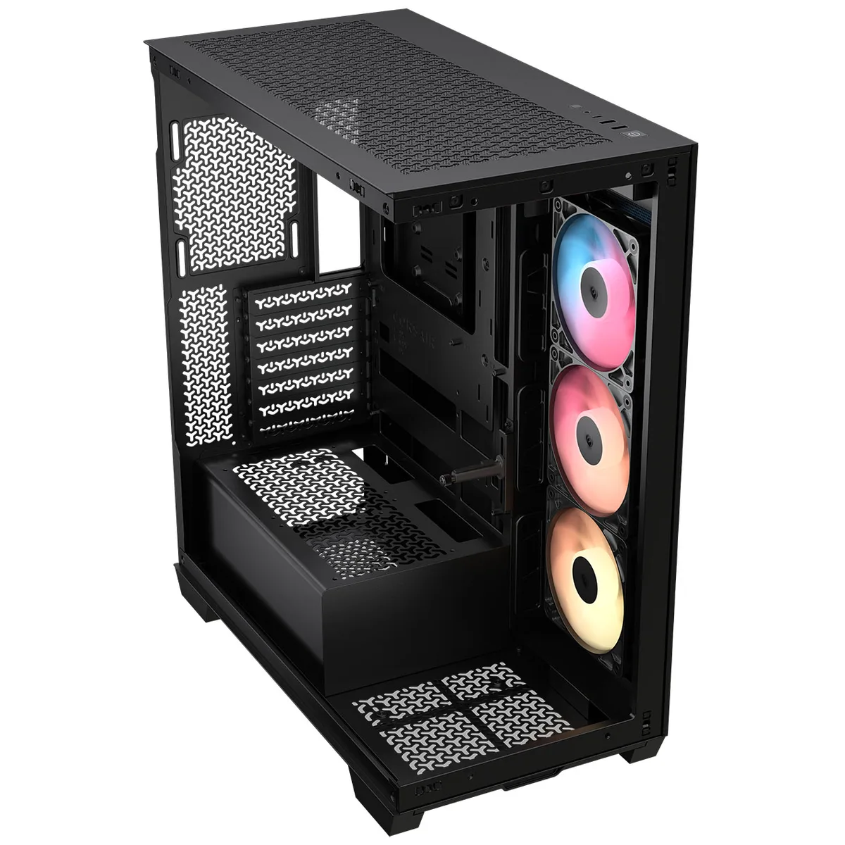 CORSAIR 3500X RS-R ARGB Tempered Glass Mid-Tower PC Case, Black 3