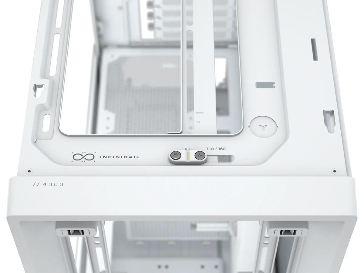 CORSAIR FRAME 4000D Mid-Tower PC Case - White 2