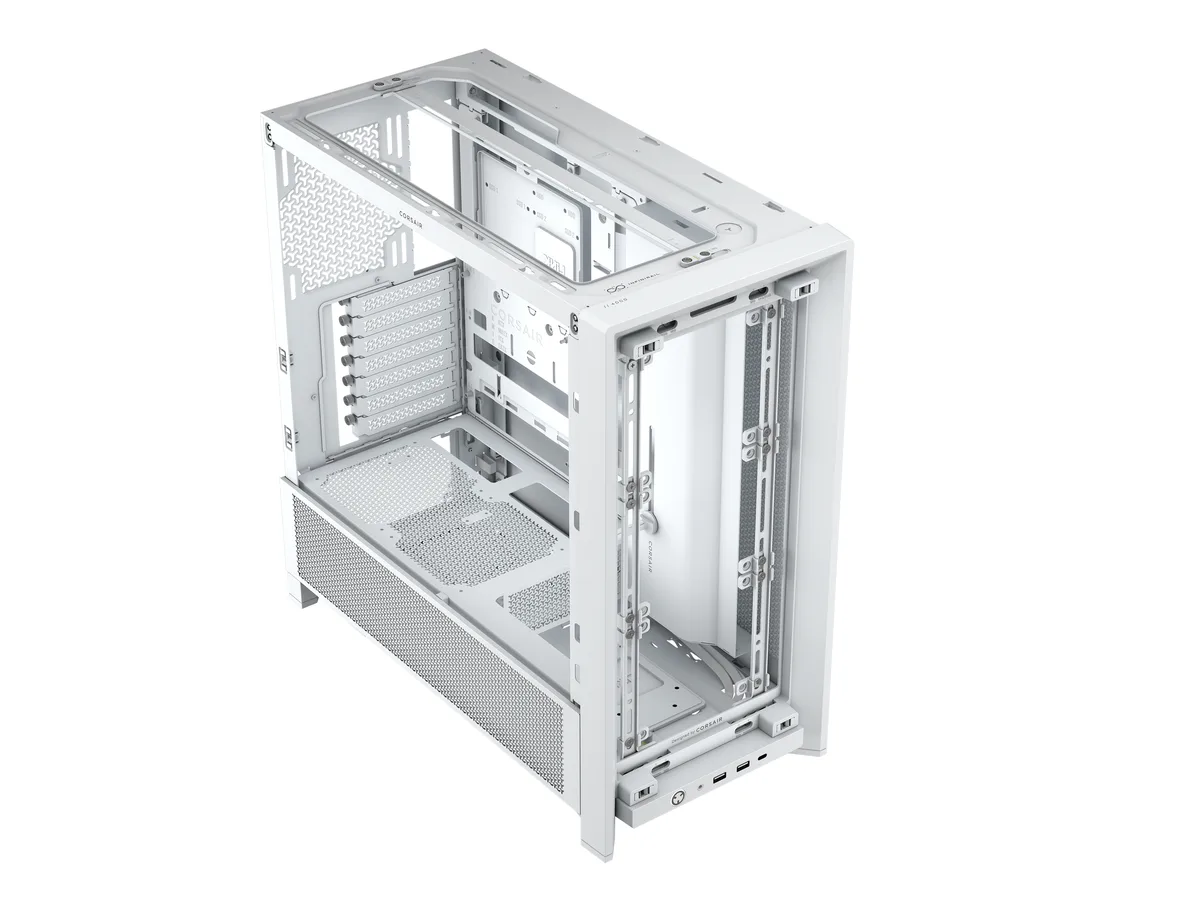 CORSAIR FRAME 4000D Mid-Tower PC Case - White 12