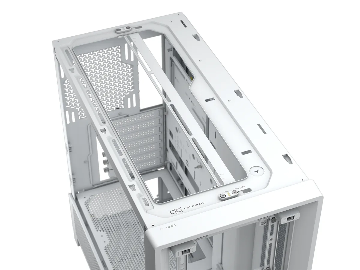 CORSAIR FRAME 4000D Mid-Tower PC Case - White 13