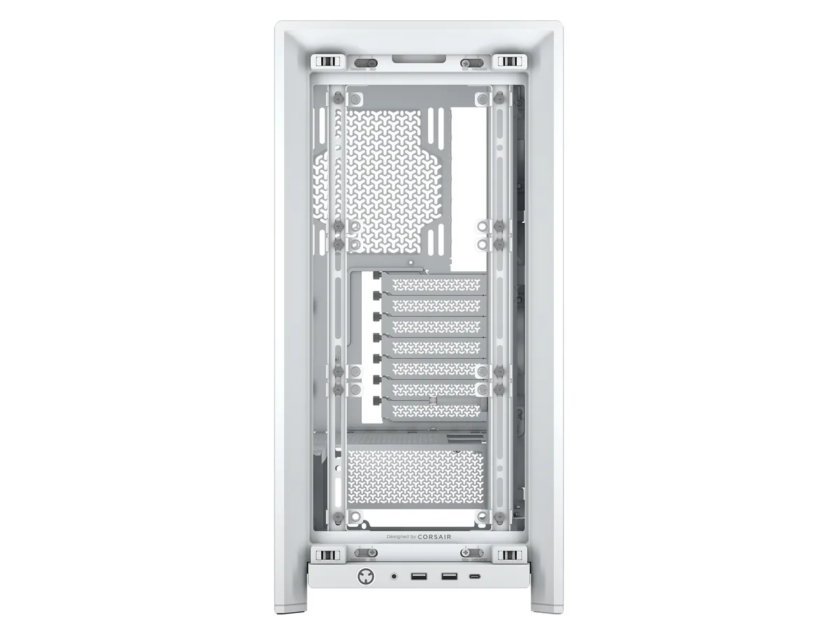 CORSAIR FRAME 4000D Mid-Tower PC Case - White 4