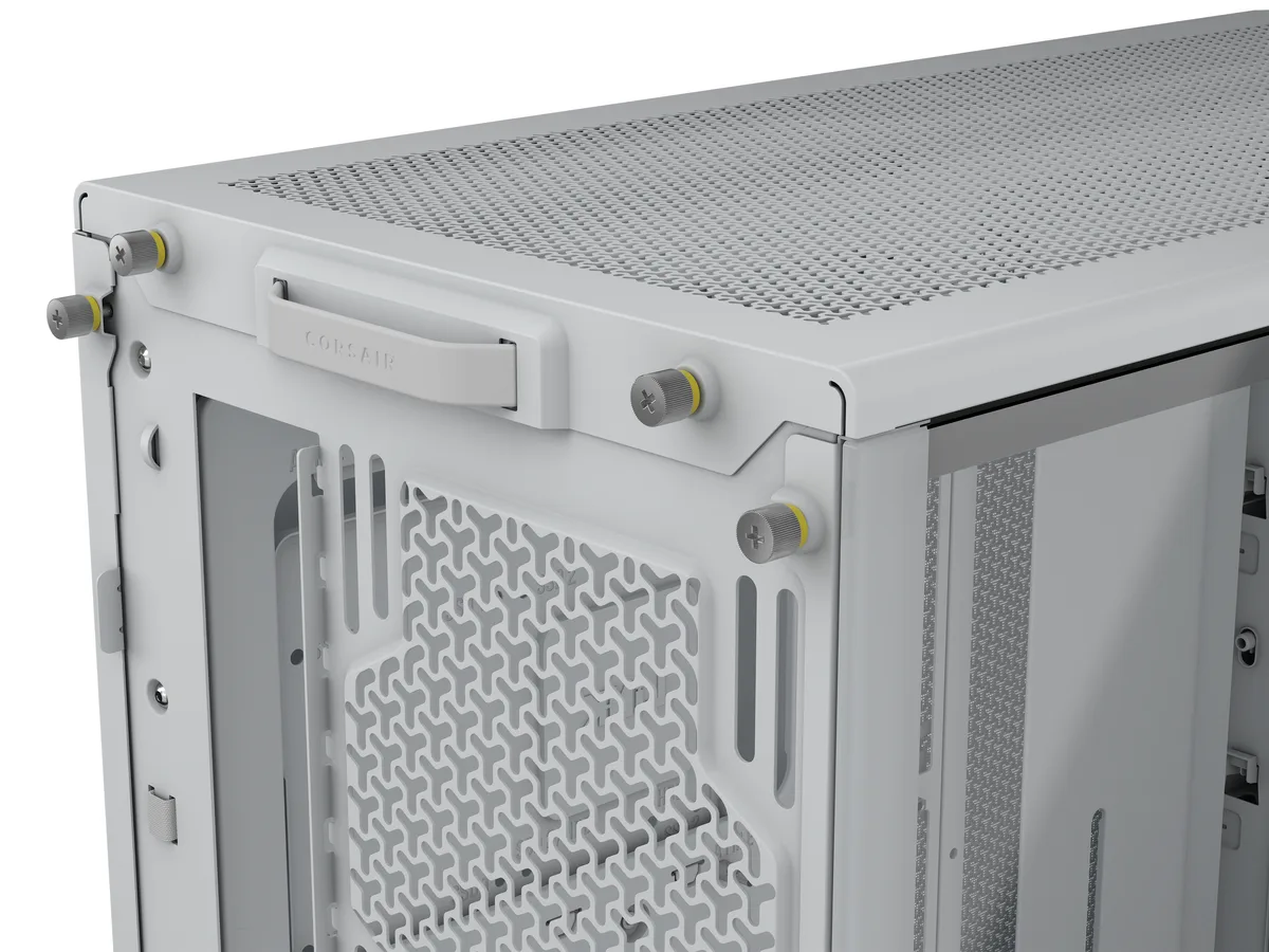 CORSAIR FRAME 4000D Mid-Tower PC Case - White 10