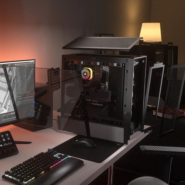 CORSAIR FRAME 4000D RS Modular Mid-Tower PC Case - Black 11