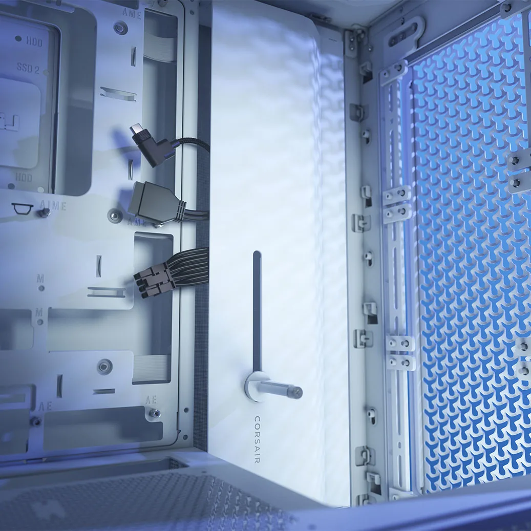 CORSAIR FRAME 4000D RS Modular Mid-Tower PC Case - White 16