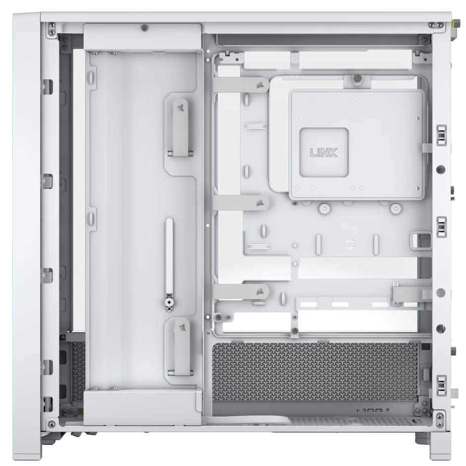 CORSAIR FRAME 4000D RS Modular Mid-Tower PC Case - White 6