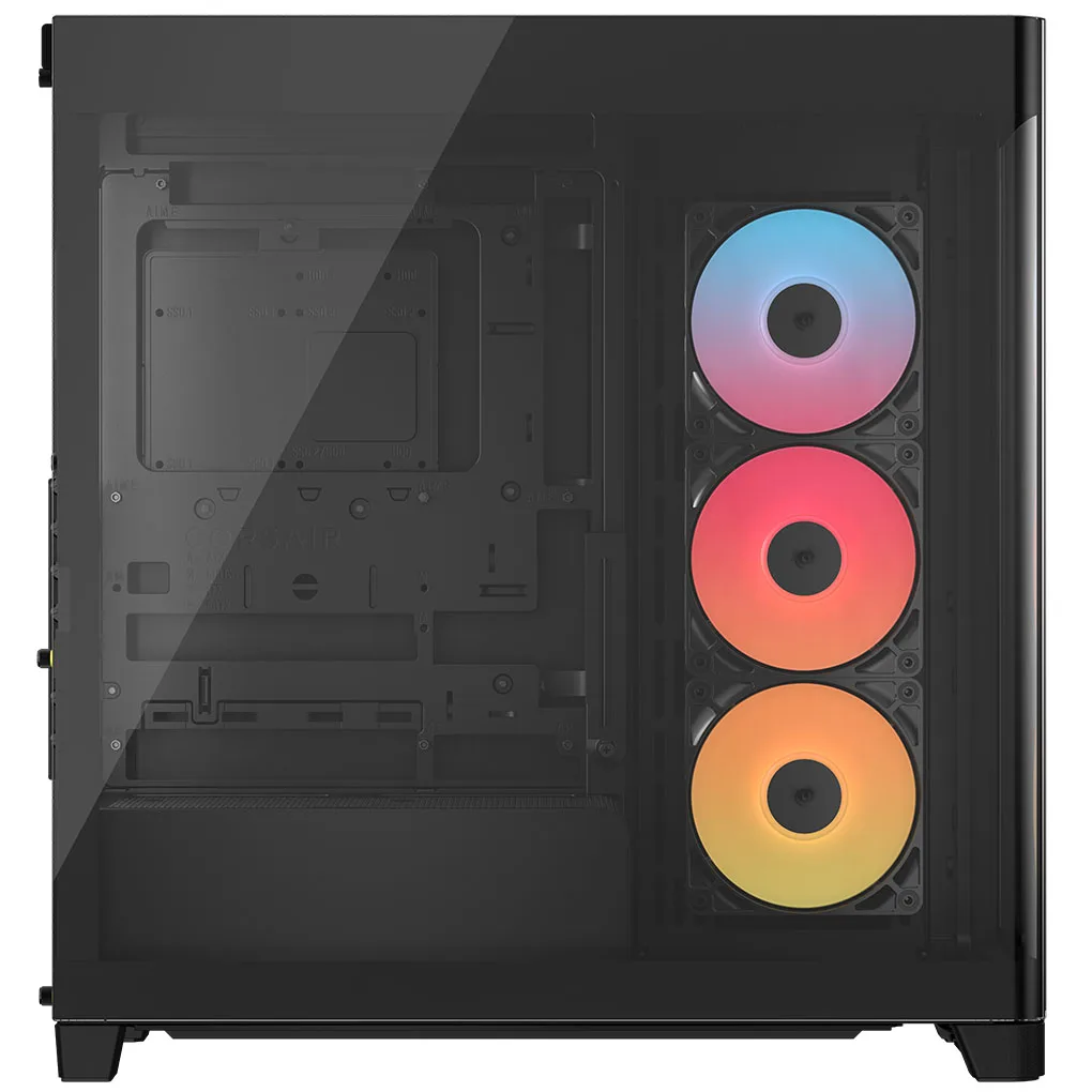 CORSAIR FRAME 4500X RS-R ARGB Panoramic Glass Mid-Tower PC Case, Black 6
