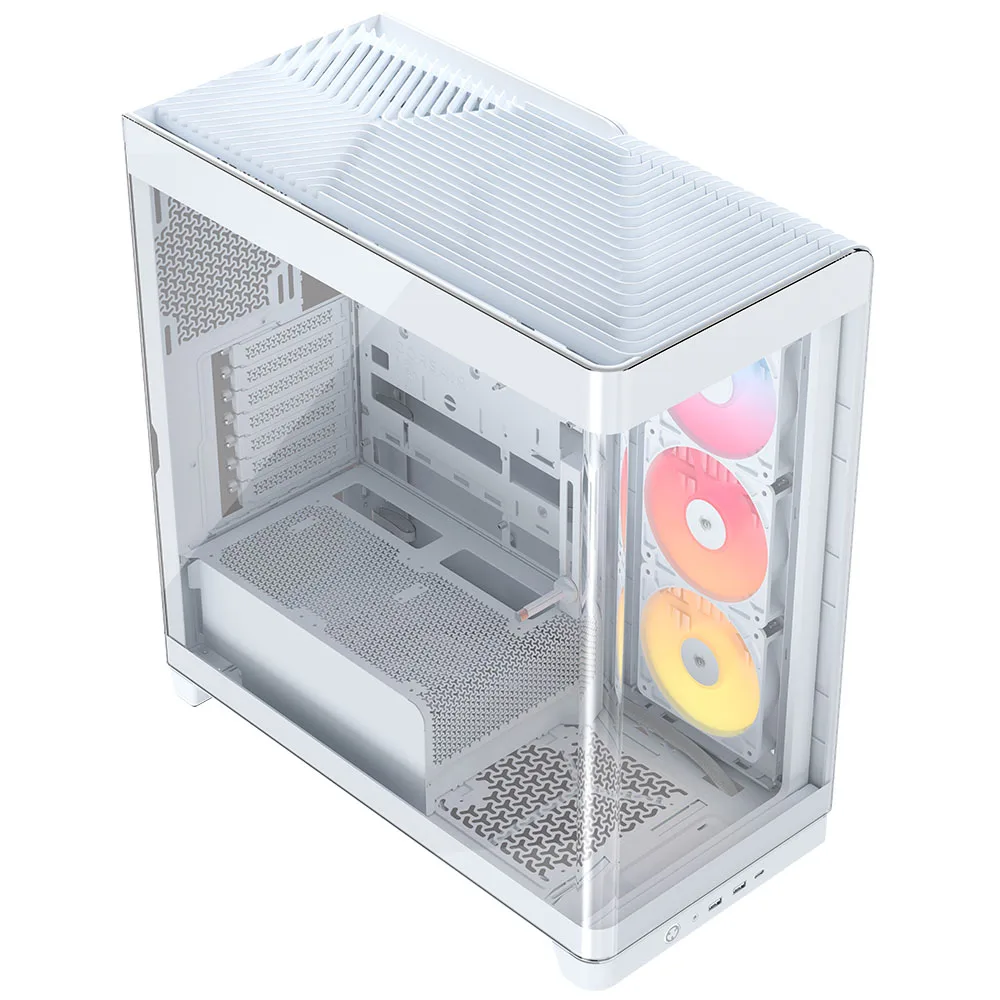 CORSAIR FRAME 4500X RS-R ARGB Panoramic Glass Mid-Tower PC Case, White 3