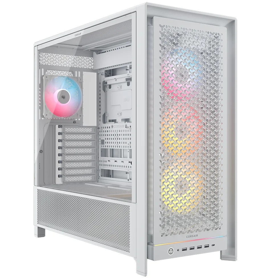 CORSAIR FRAME 5000D RS ARGB Modular Mid-Tower PC Case - White