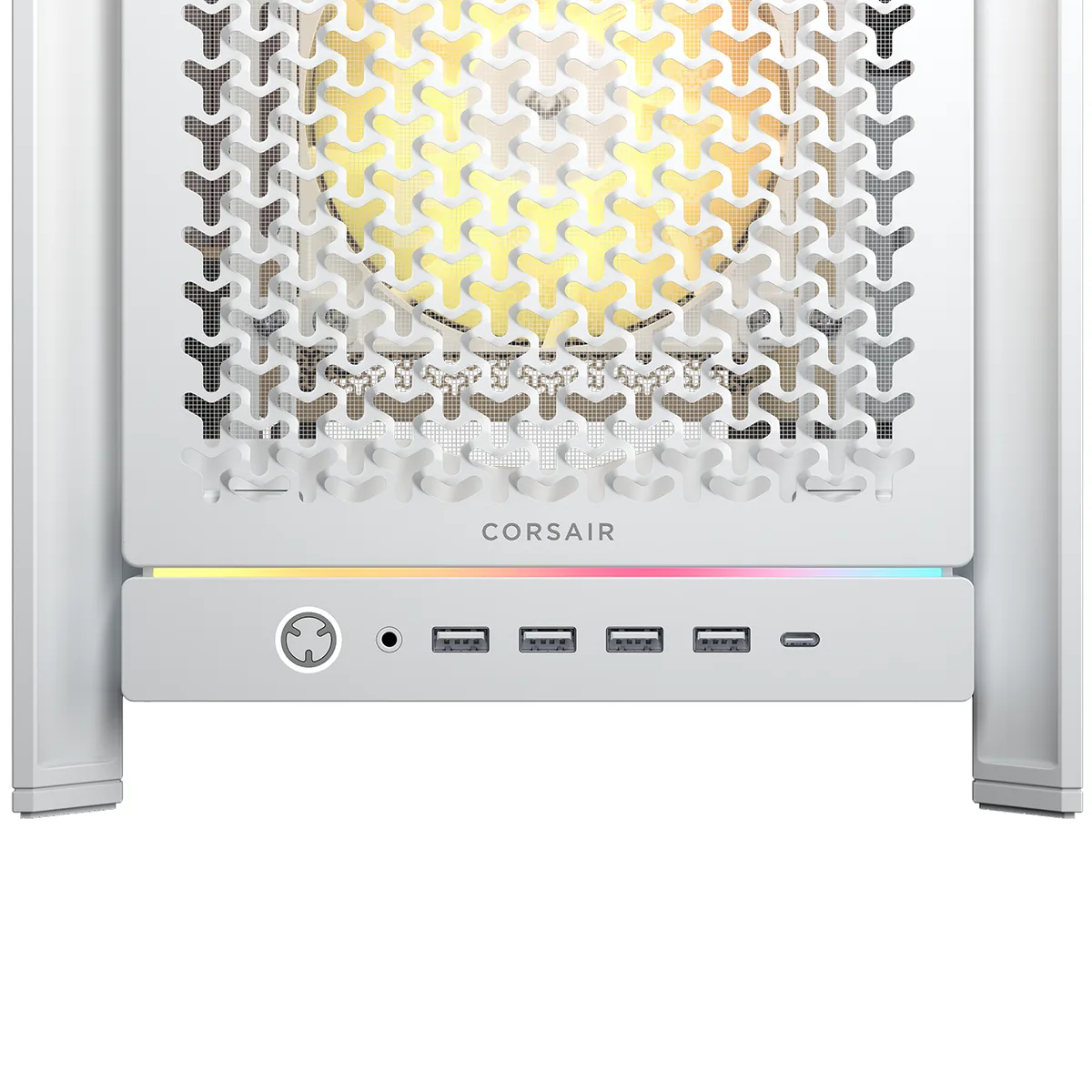 CORSAIR FRAME 5000D RS ARGB Modular Mid-Tower PC Case - White 3