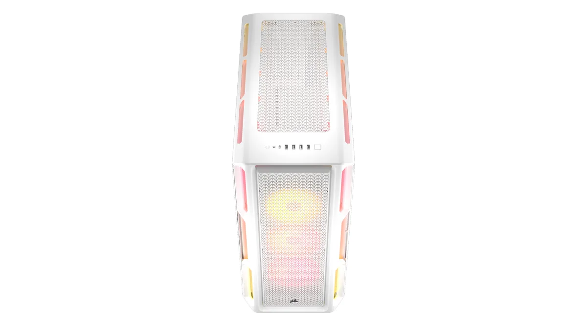 Corsair iCUE LINK 5000T LX RGB Mid-Tower PC Case - White 6
