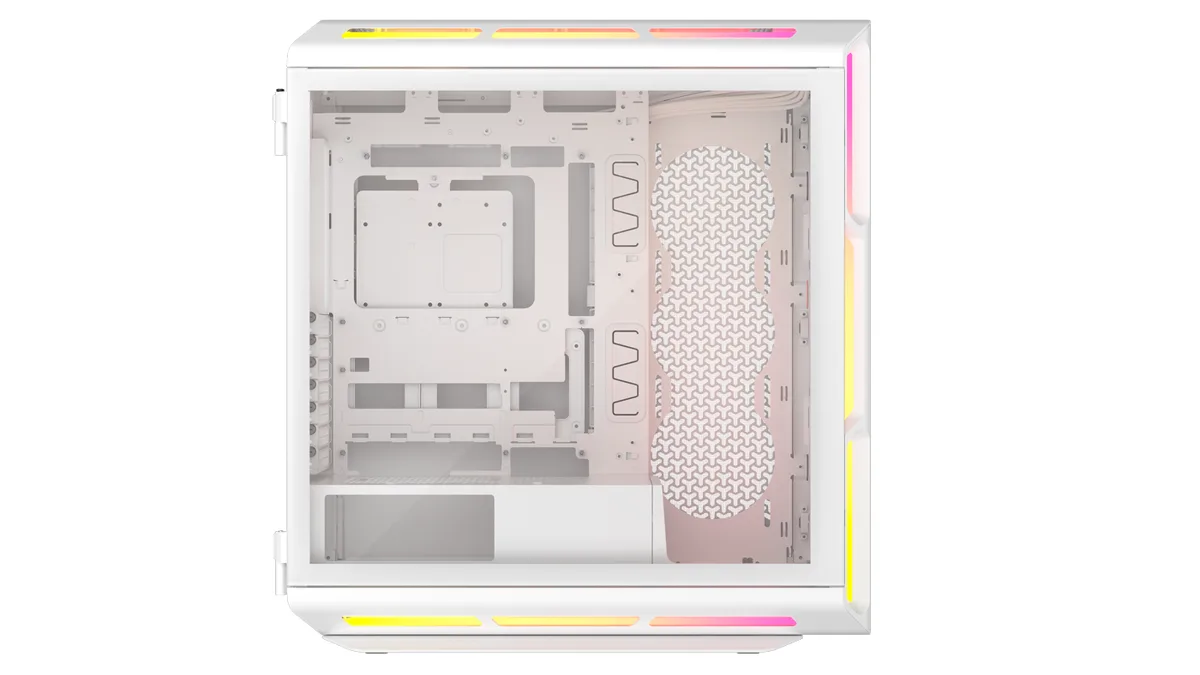 Corsair iCUE LINK 5000T LX RGB Mid-Tower PC Case - White 7