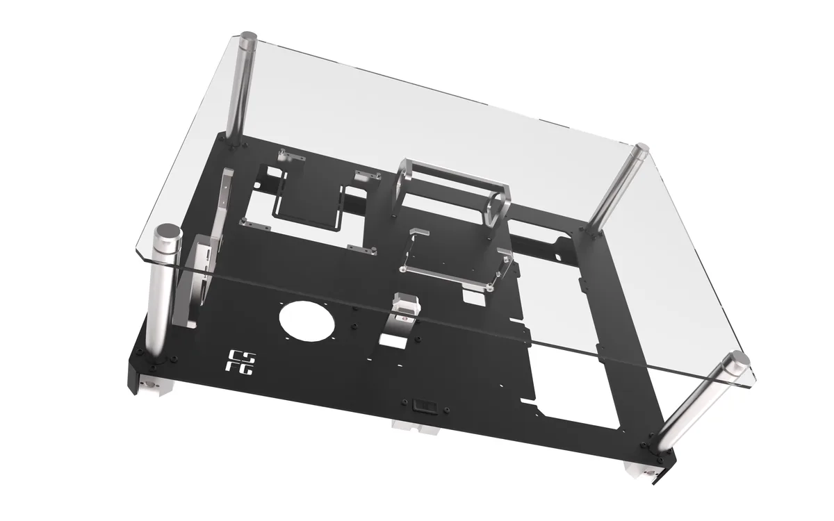 CSFG Creative Solutions For Gamers Frostbite M-ITX Wall mounted Chassis - Black 2