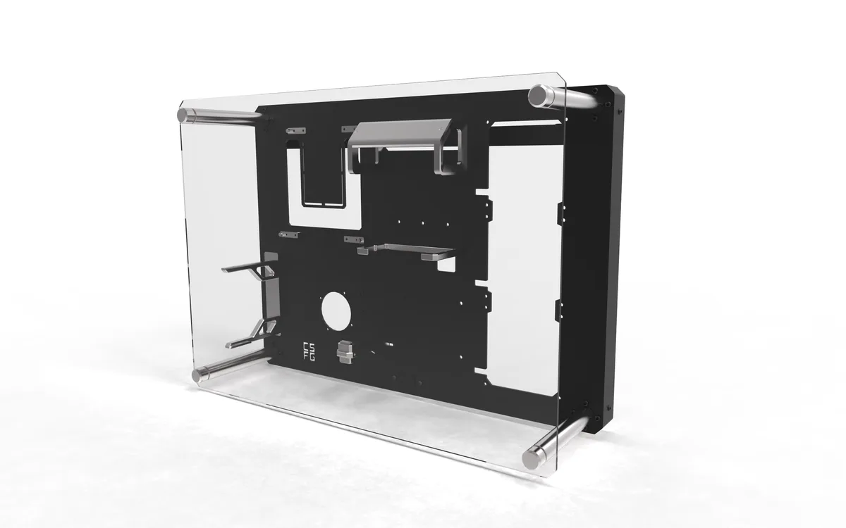 CSFG Creative Solutions For Gamers Frostbite M-ITX Wall mounted Chassis - Black 3