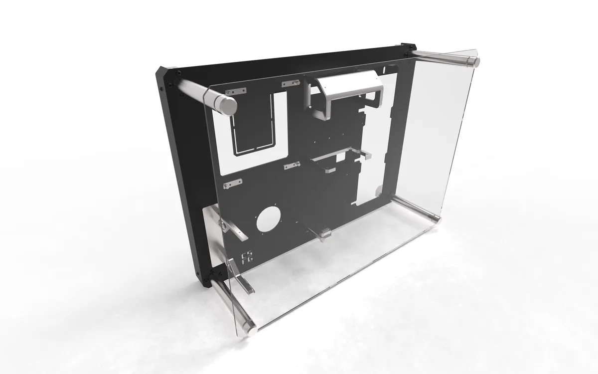 CSFG Creative Solutions For Gamers Frostbite M-ITX Wall mounted Chassis - Black 4