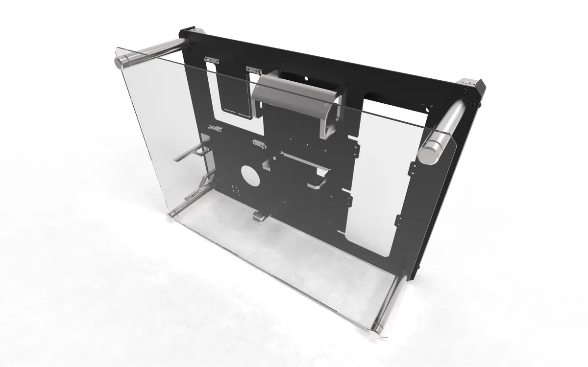 CSFG Creative Solutions For Gamers Frostbite M-ITX Wall mounted Chassis - Black 6