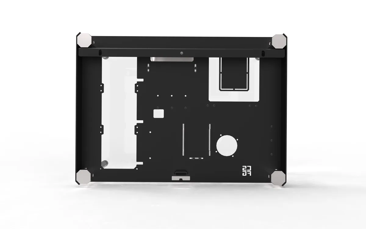 CSFG Creative Solutions For Gamers Frostbite M-ITX Wall mounted Chassis - Black 9