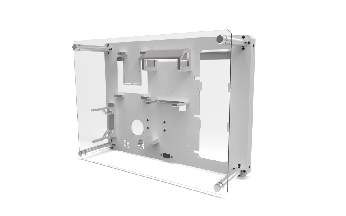 CSFG Creative Solutions For Gamers Frostbite M-ITX Wall mounted Chassis - White 11