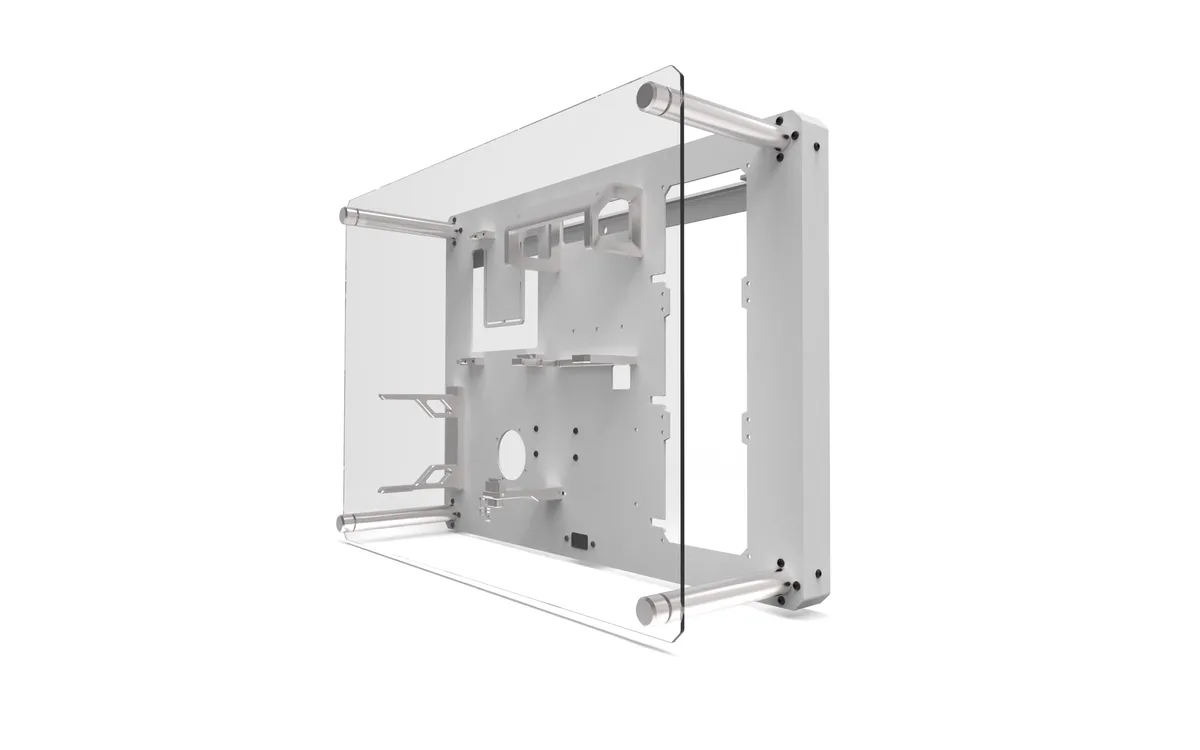CSFG Creative Solutions For Gamers Frostbite M-ITX Wall mounted Chassis - White 4