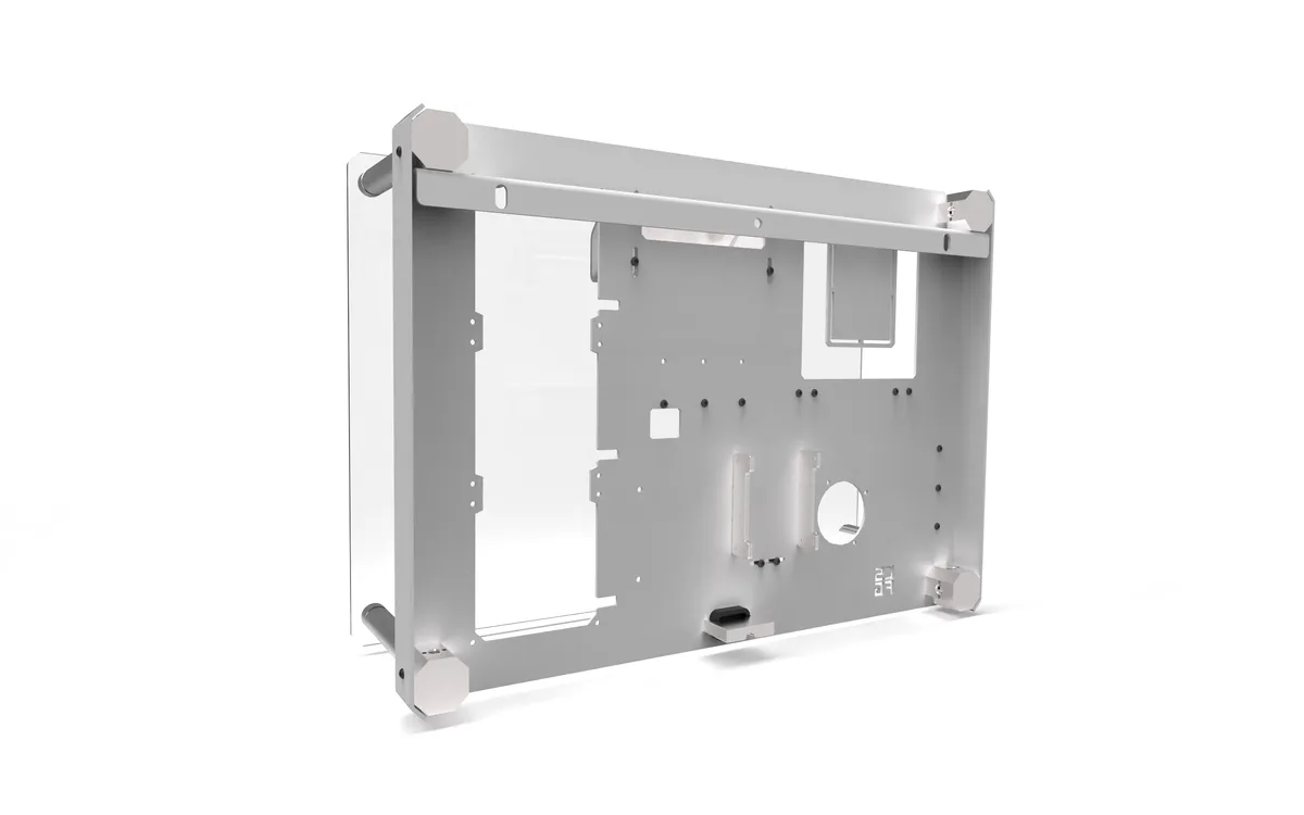 CSFG Creative Solutions For Gamers Frostbite M-ITX Wall mounted Chassis - White 5