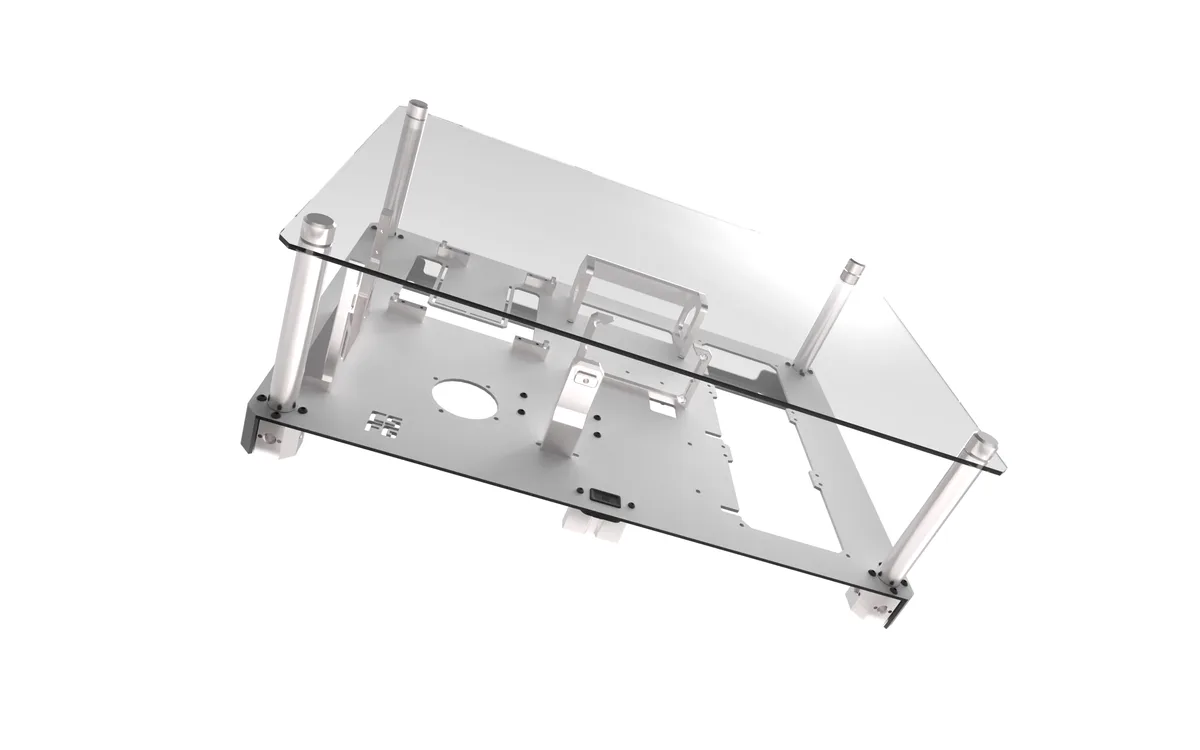 CSFG Creative Solutions For Gamers Frostbite M-ITX Wall mounted Chassis - White 6