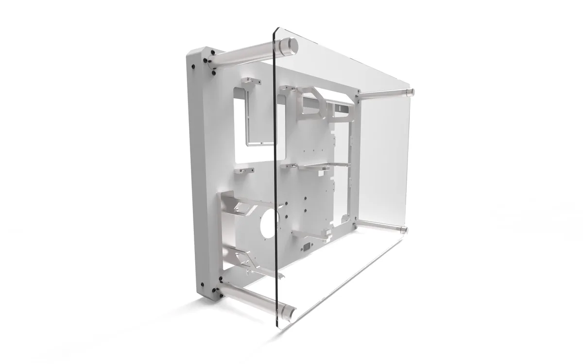 CSFG Creative Solutions For Gamers Frostbite M-ITX Wall mounted Chassis - White 7
