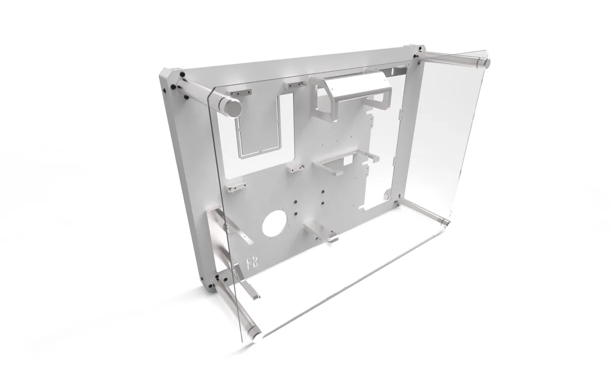 CSFG Creative Solutions For Gamers Frostbite M-ITX Wall mounted Chassis - White 10