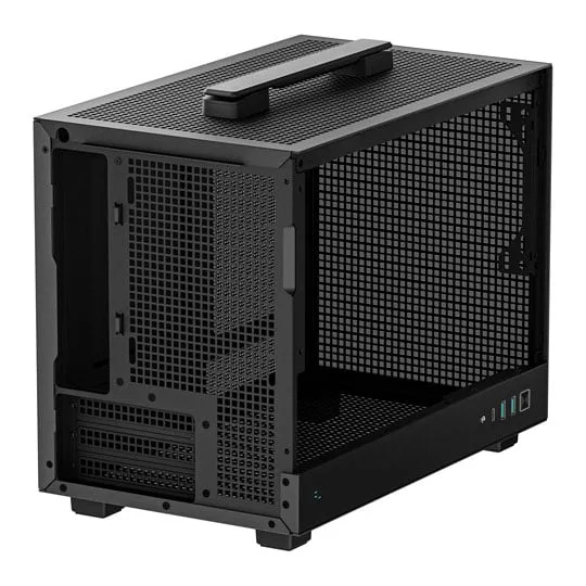 DeepCool CH160 Tempered Glass Black SFF MiniITX Gaming Case 4