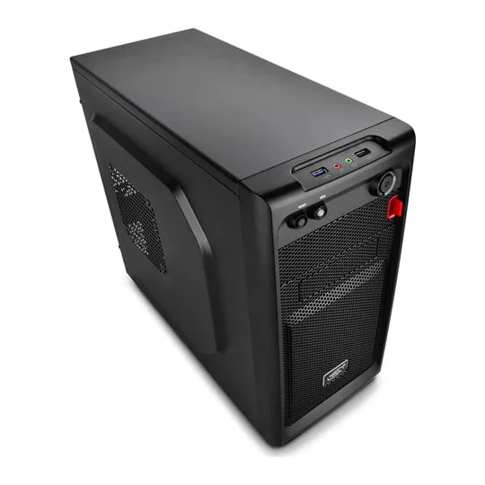 DEEPCOOL Smarter Mini Tower Computer Chassis, Black, MicroATX/Mini-ITX, USB 3.0 2