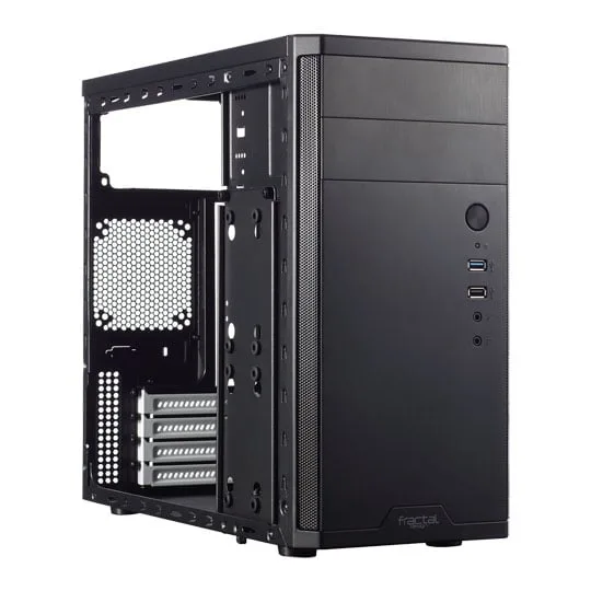 Fractal Design Core 1100 Black Micro-ATX Mini Tower Case 2