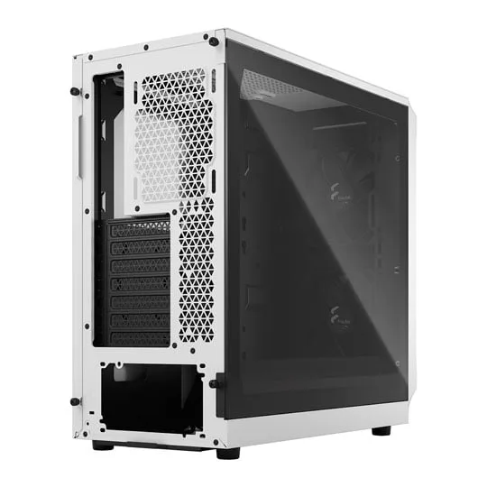 Fractal Design Focus 2 White Mid Tower Tempered Glass PC Case 3