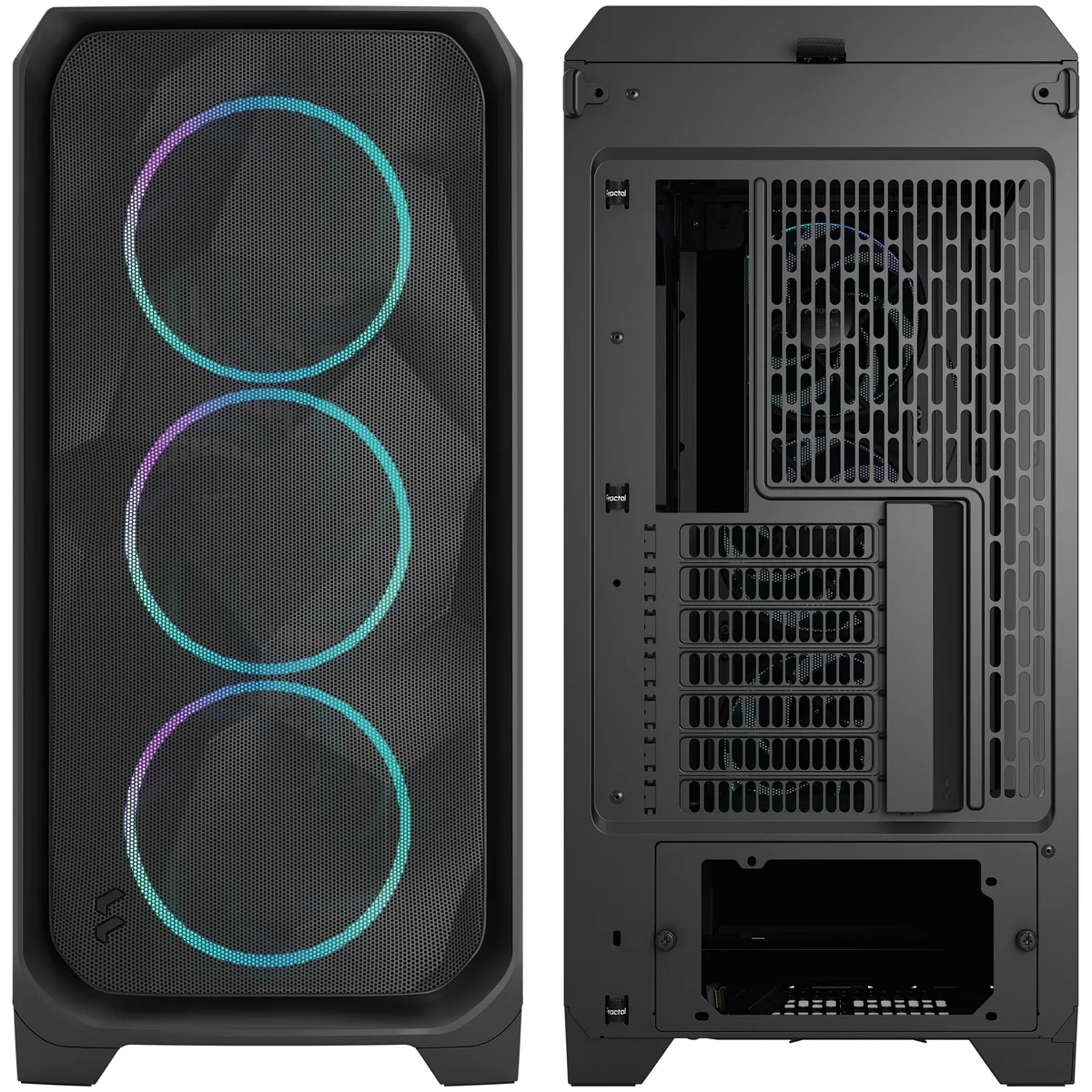 Fractal Design Meshify 3 XL Black RGB TG Light Tint Case 12