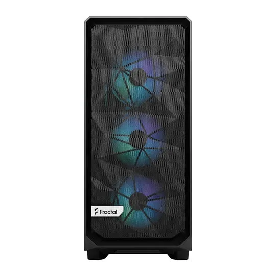 Fractal Meshify 2 Compact RGB Black Mid Tower Tempered Glass PC Case 3