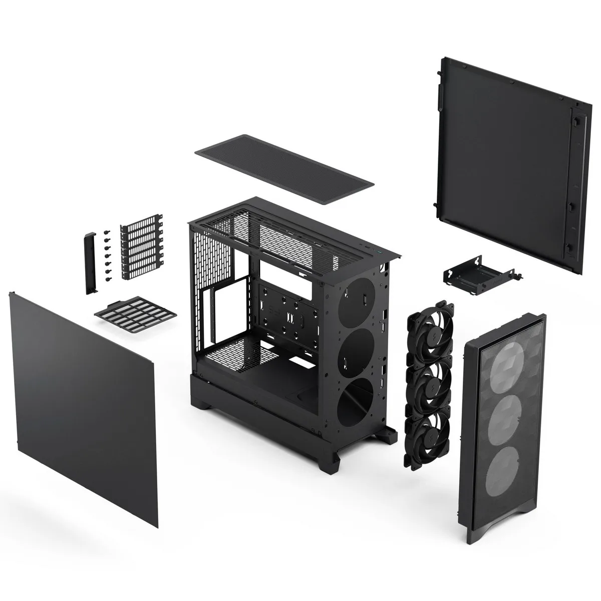 Fractal Pop 2 Air Solid Mid Tower Case - Black 6
