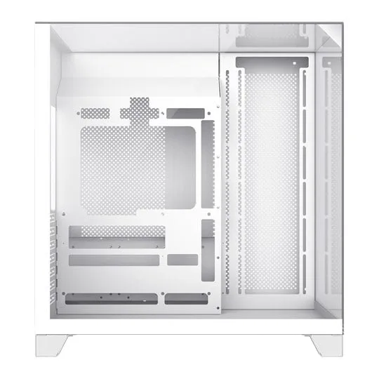 GameMax Infinity Plus White ATX Dual Chamber Mid Tower PC Gaming Case 2
