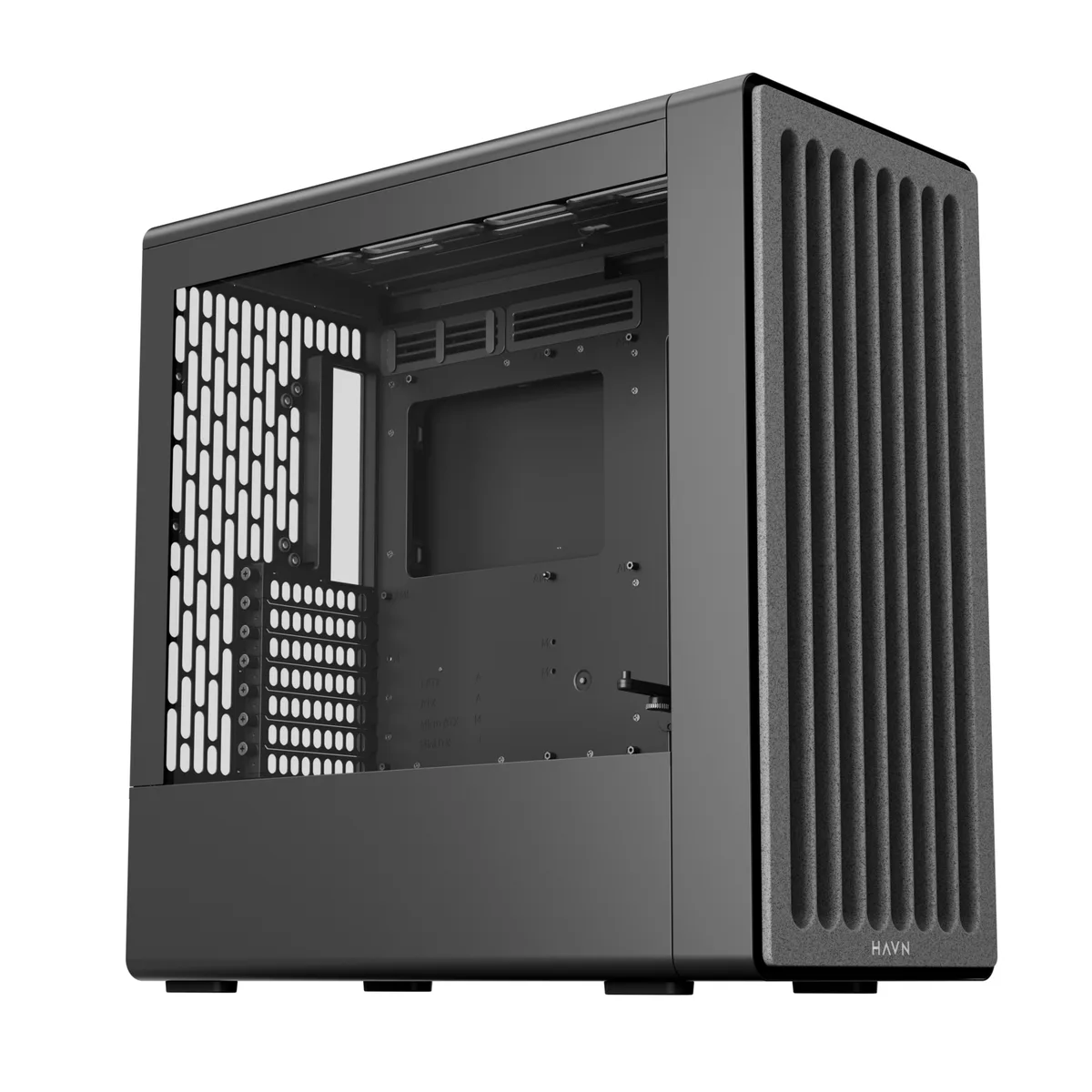 HAVN BF 360 Flow Premium Mid Tower Case - Black 12