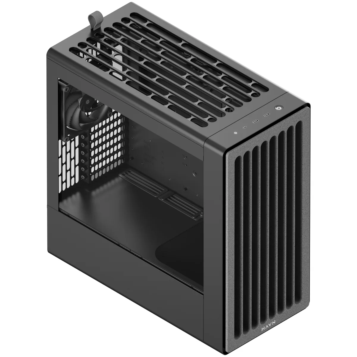 HAVN BF 360 Flow Premium Mid Tower Case - Black 3