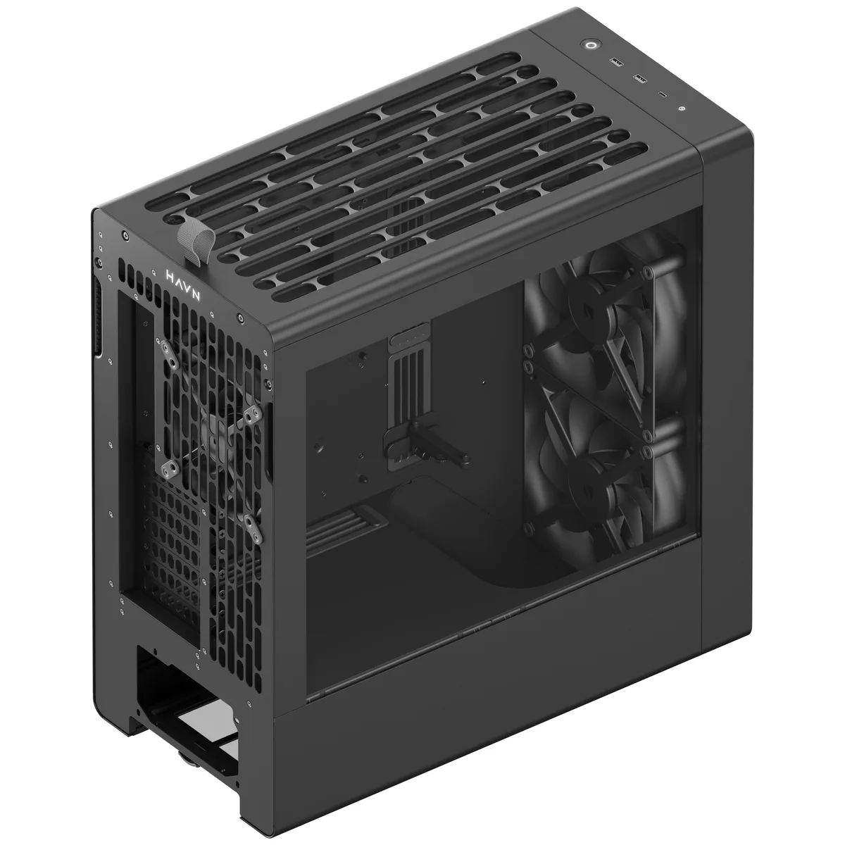 HAVN BF 360 Flow Premium Mid Tower Case - Black 5