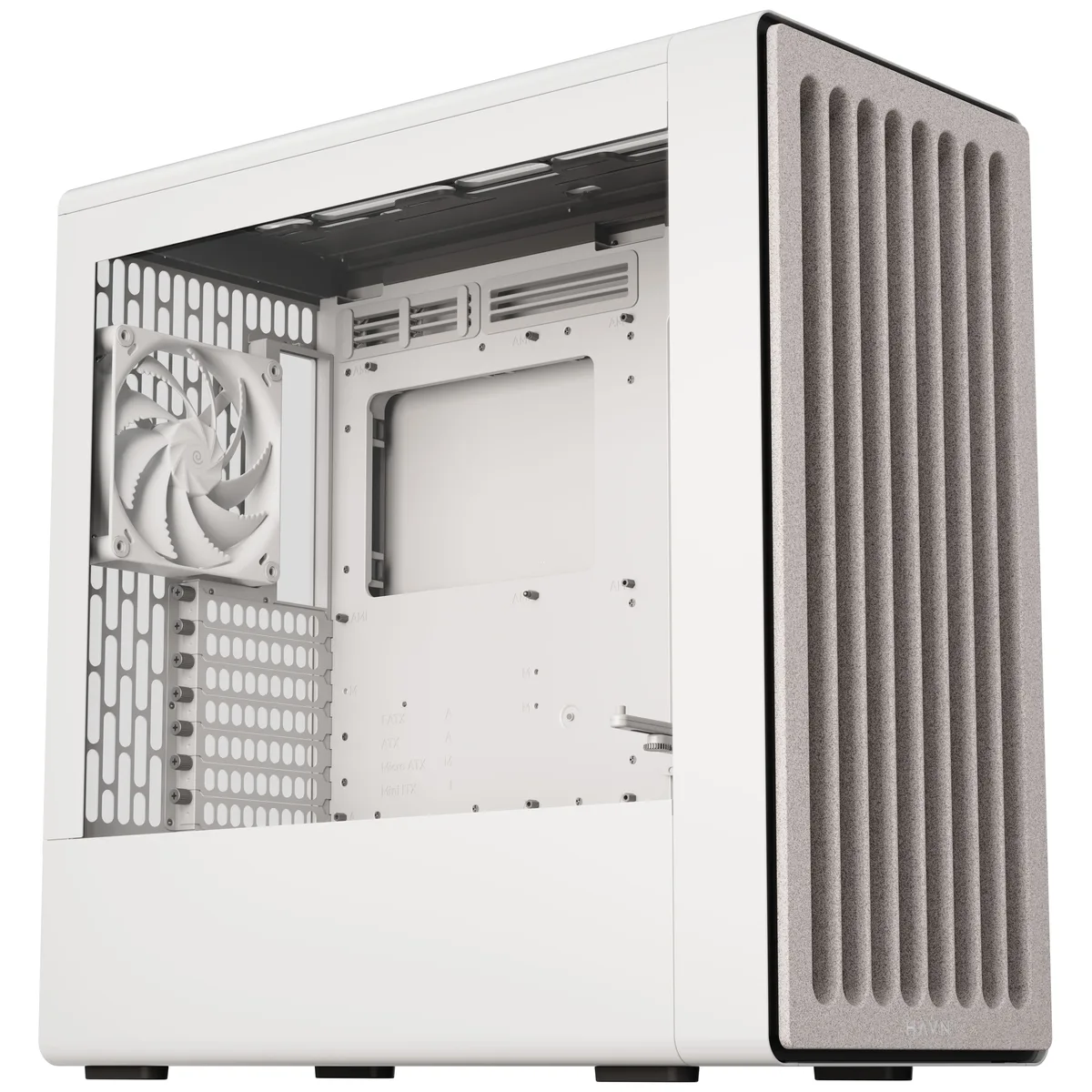 HAVN BF 360 Flow Premium Mid Tower Case - White
