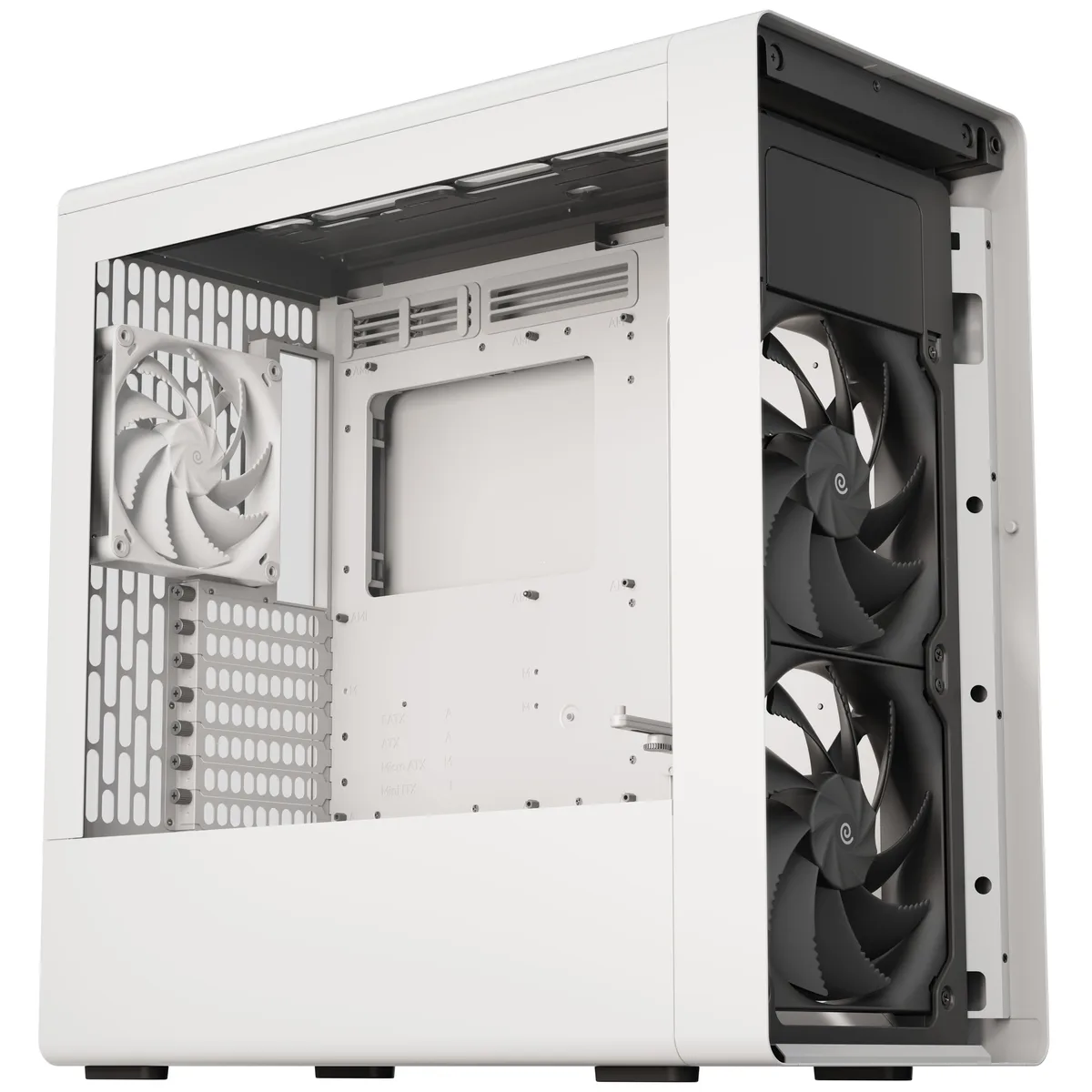 HAVN BF 360 Flow Premium Mid Tower Case - White 2