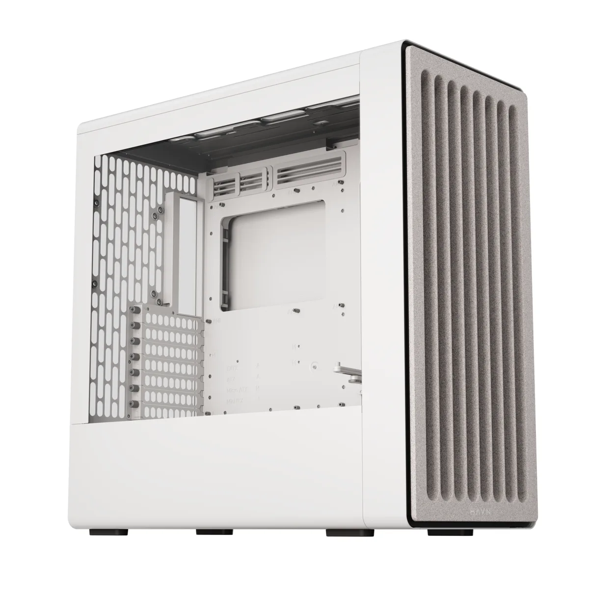HAVN BF 360 Flow Premium Mid Tower Case - White 12