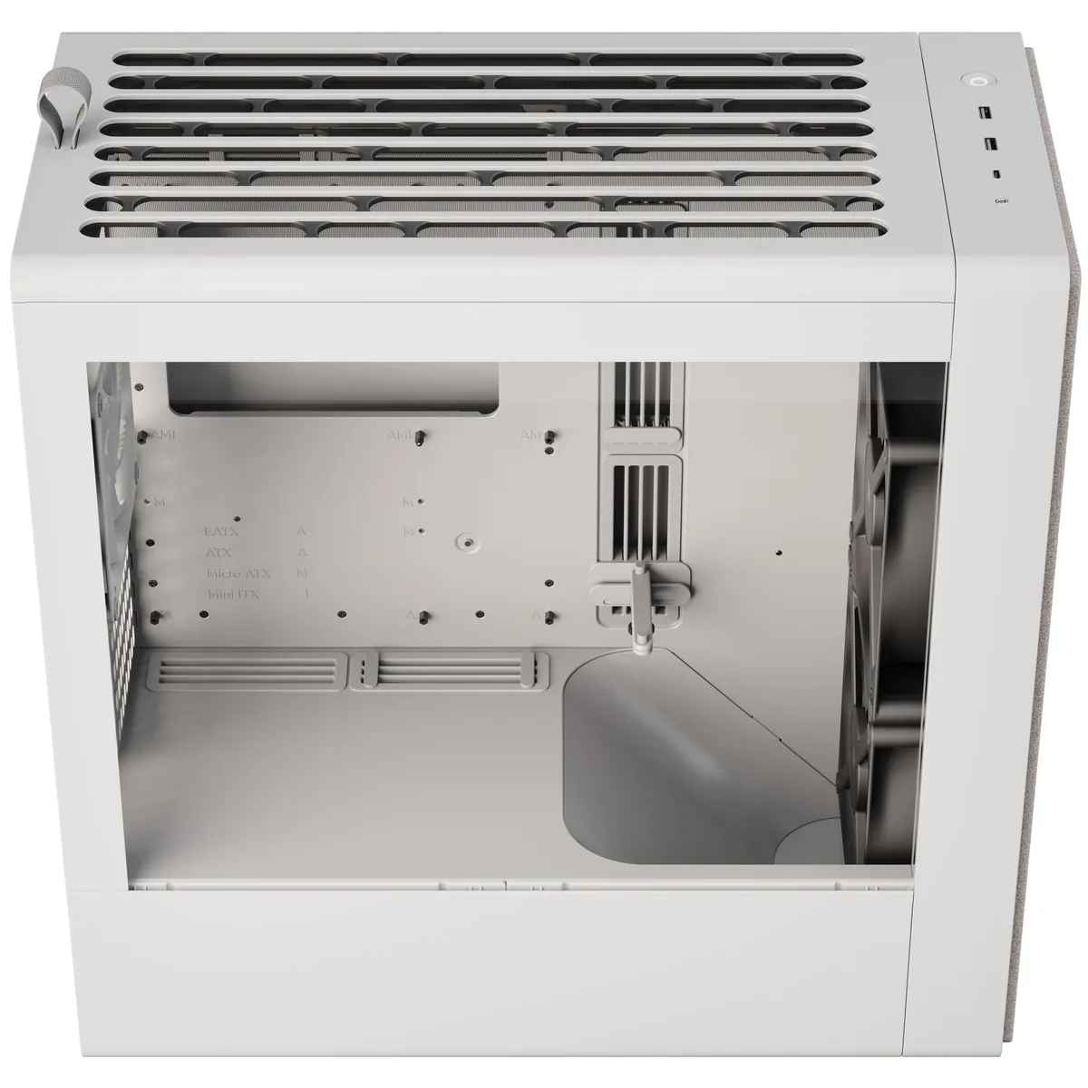 HAVN BF 360 Flow Premium Mid Tower Case - White 4