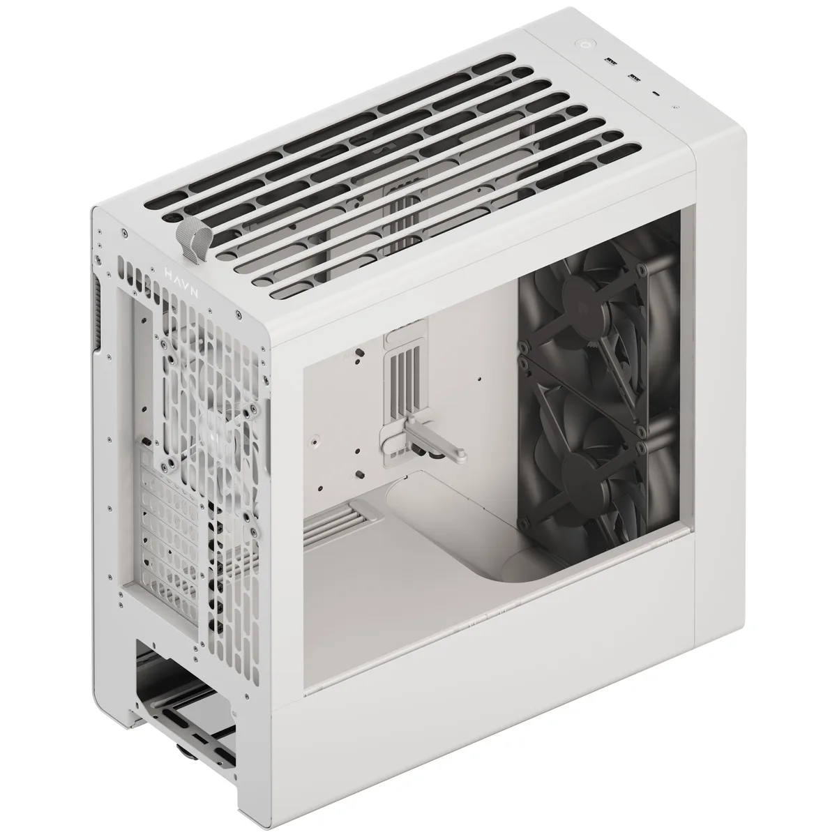 HAVN BF 360 Flow Premium Mid Tower Case - White 5