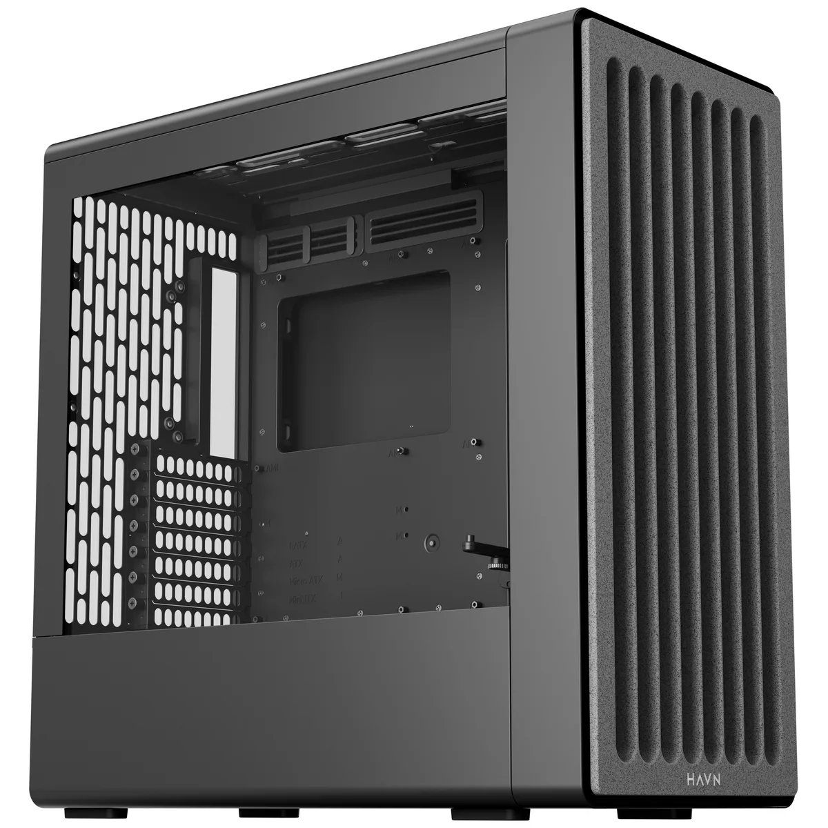 HAVN BF 360 Premium Mid Tower Case - Black