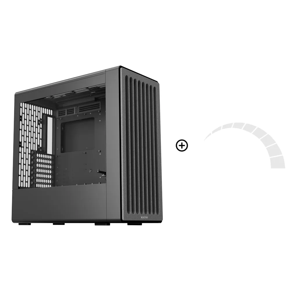 HAVN BF 360 Premium Mid Tower Case - Black 18