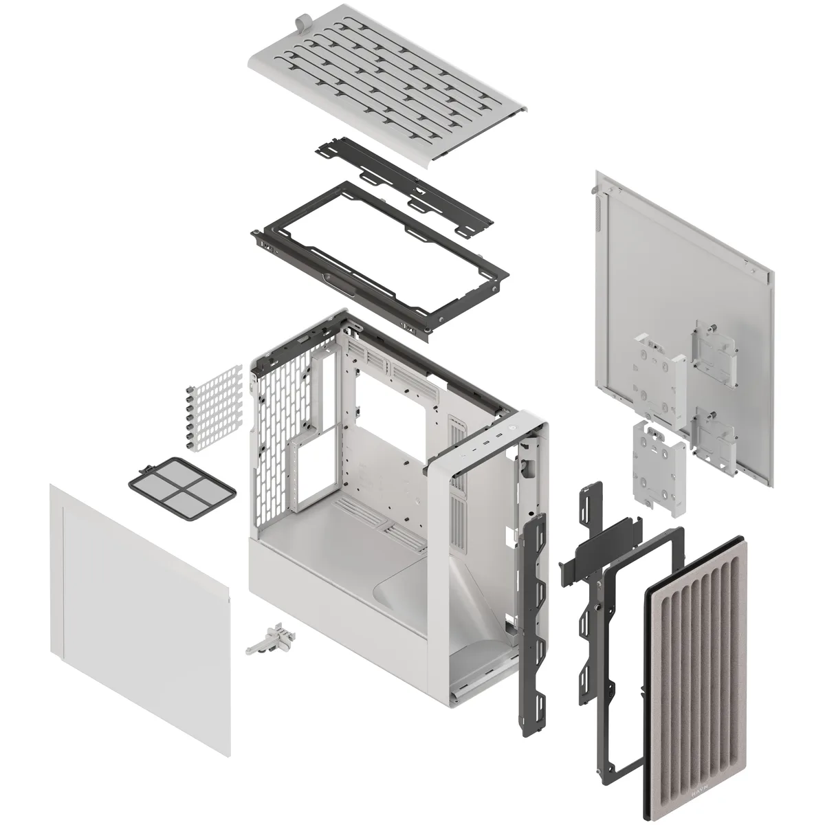 HAVN BF 360 Premium Mid Tower Case - White 11