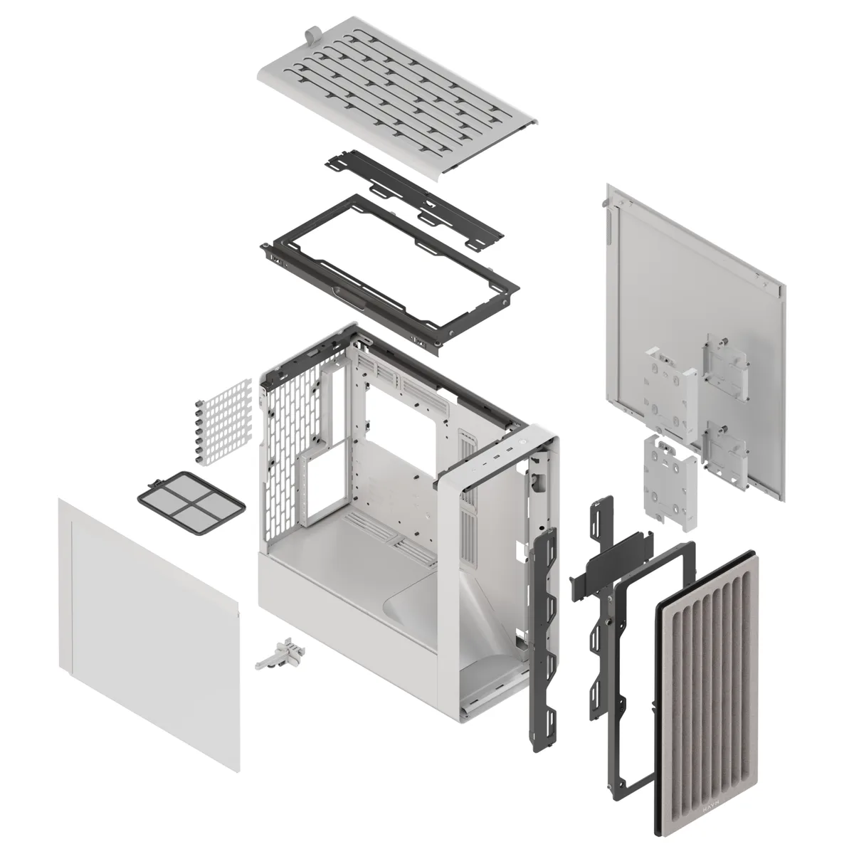 HAVN BF 360 Premium Mid Tower Case - White 13