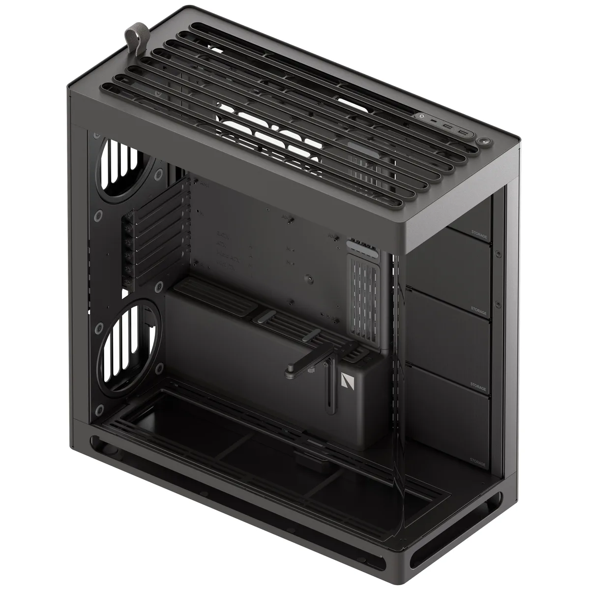 HAVN HS 420 Premium Mid Tower Case - Black 2