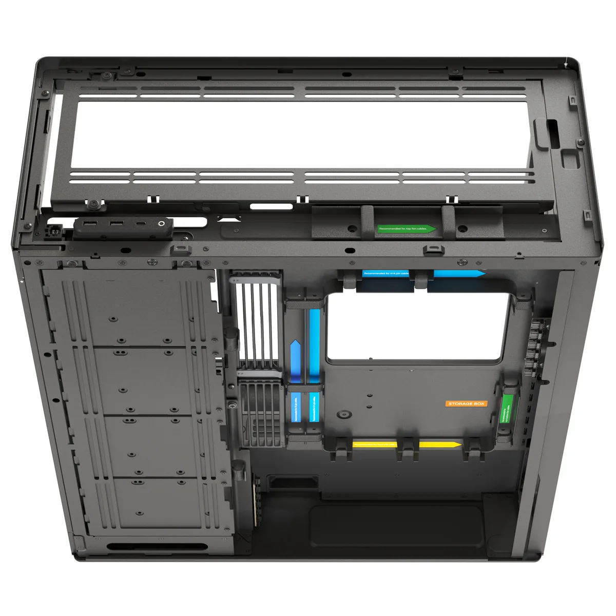 HAVN HS 420 Premium Mid Tower Case - Black 13