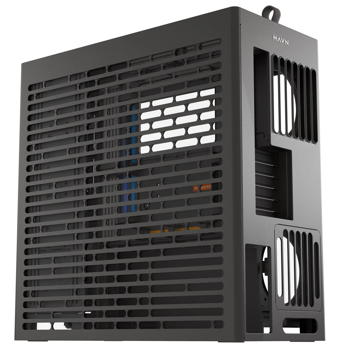 HAVN HS 420 Premium Mid Tower Case - Black 3
