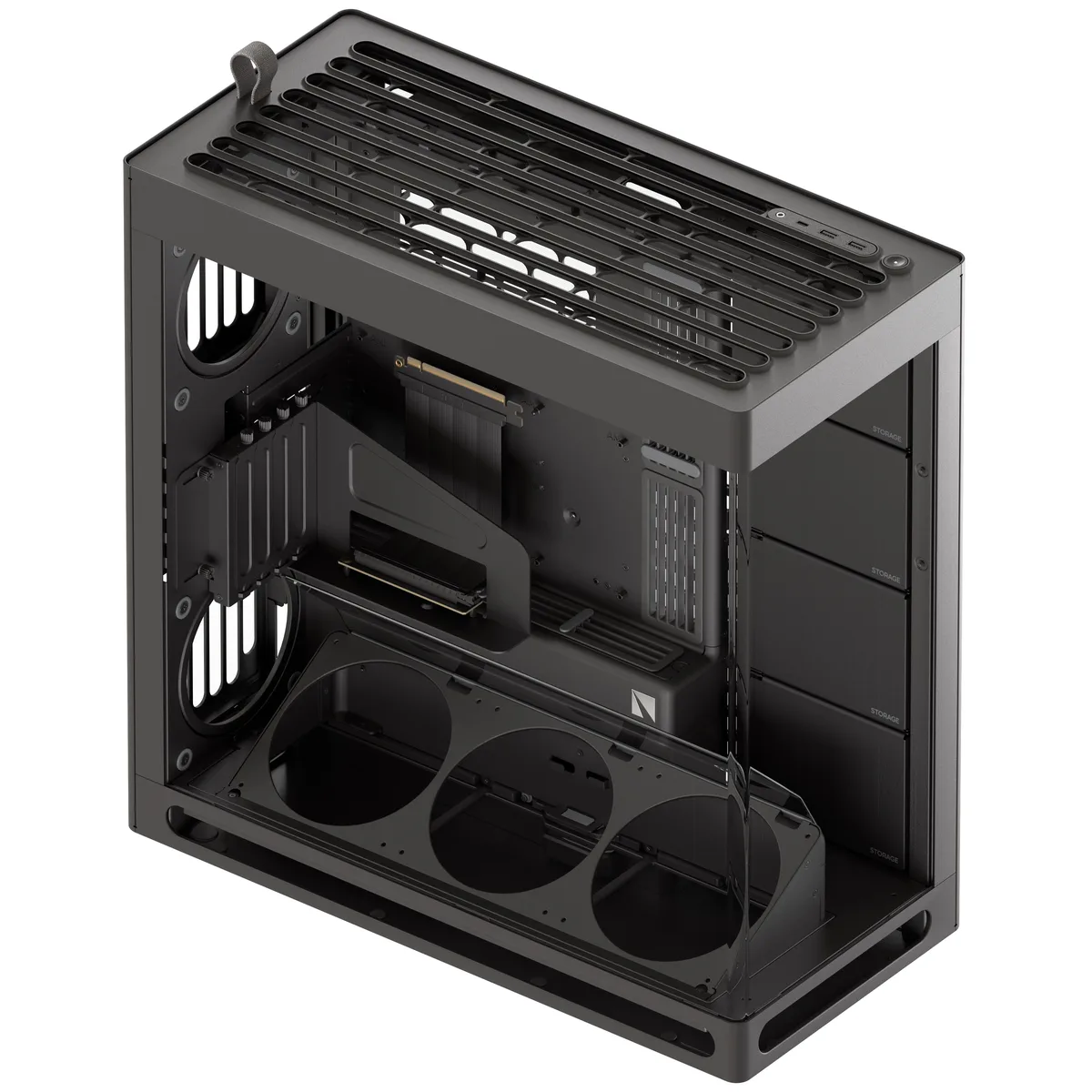 HAVN HS 420 VGPU Premium Mid Tower Case - Black 2